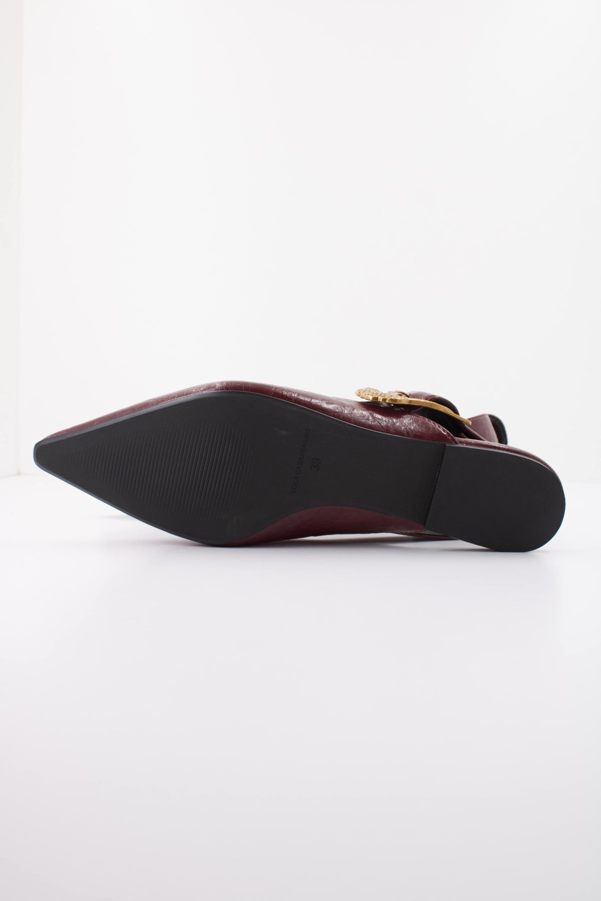 LOLA CASADEMUNT LEOPARD BUCKLE FLAT  en color   (5)