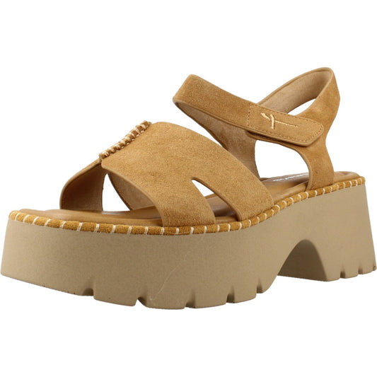 TAMARIS   SANDALIA en color CAMEL  (1)
