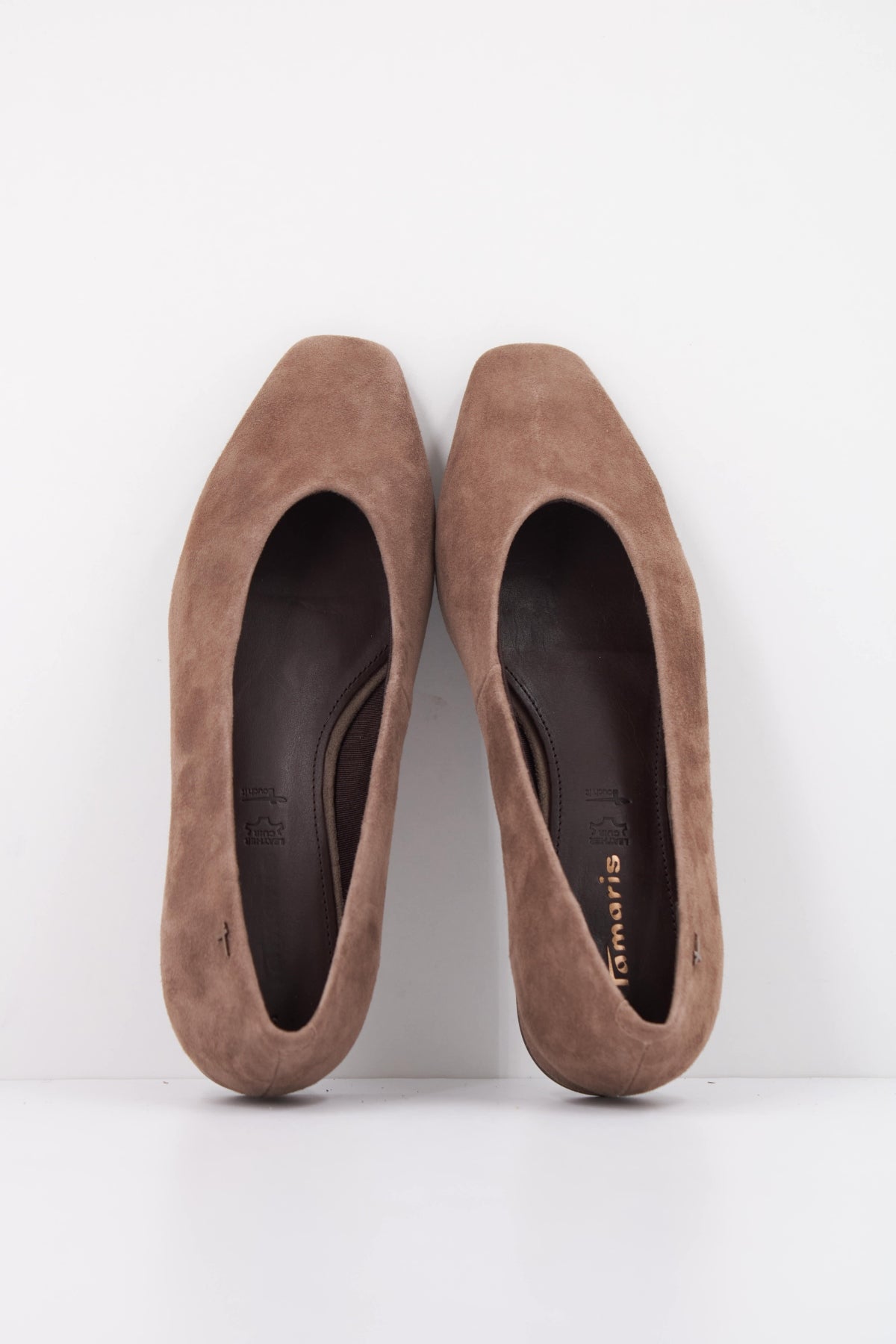 TAMARIS   BAILARINAS en color TAUPE  (3)