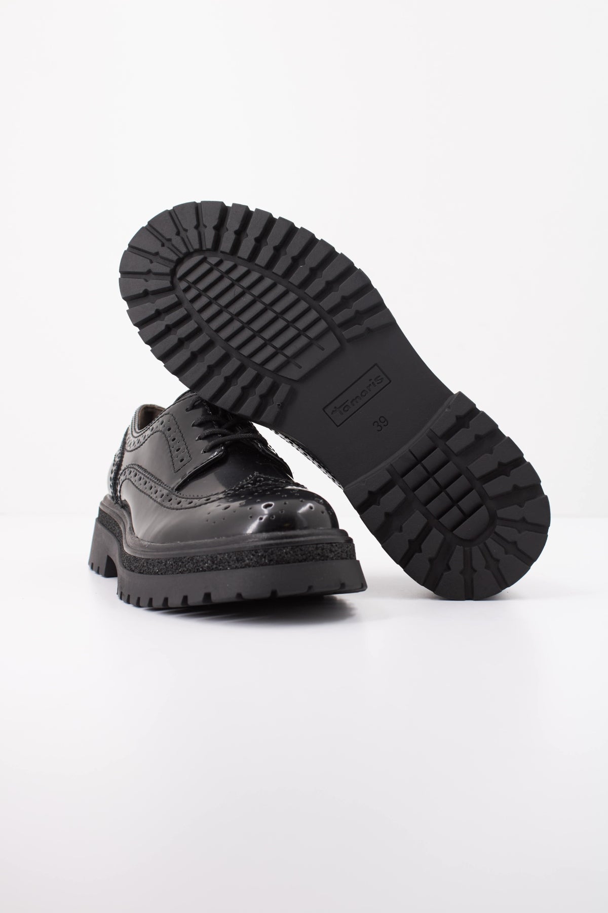 TAMARIS   BLUCHER COR en color BLACK  (5)