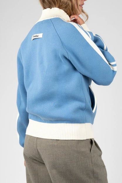 PROHIBITED LETTERMAN KNIT JACKE en color   (2)