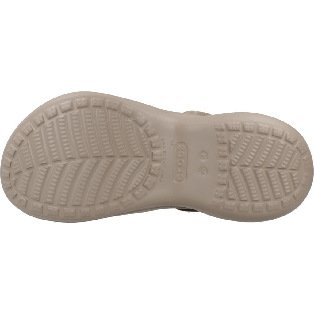 CROCS CLASSIC BAE CLOG en color TAUPE  (6)