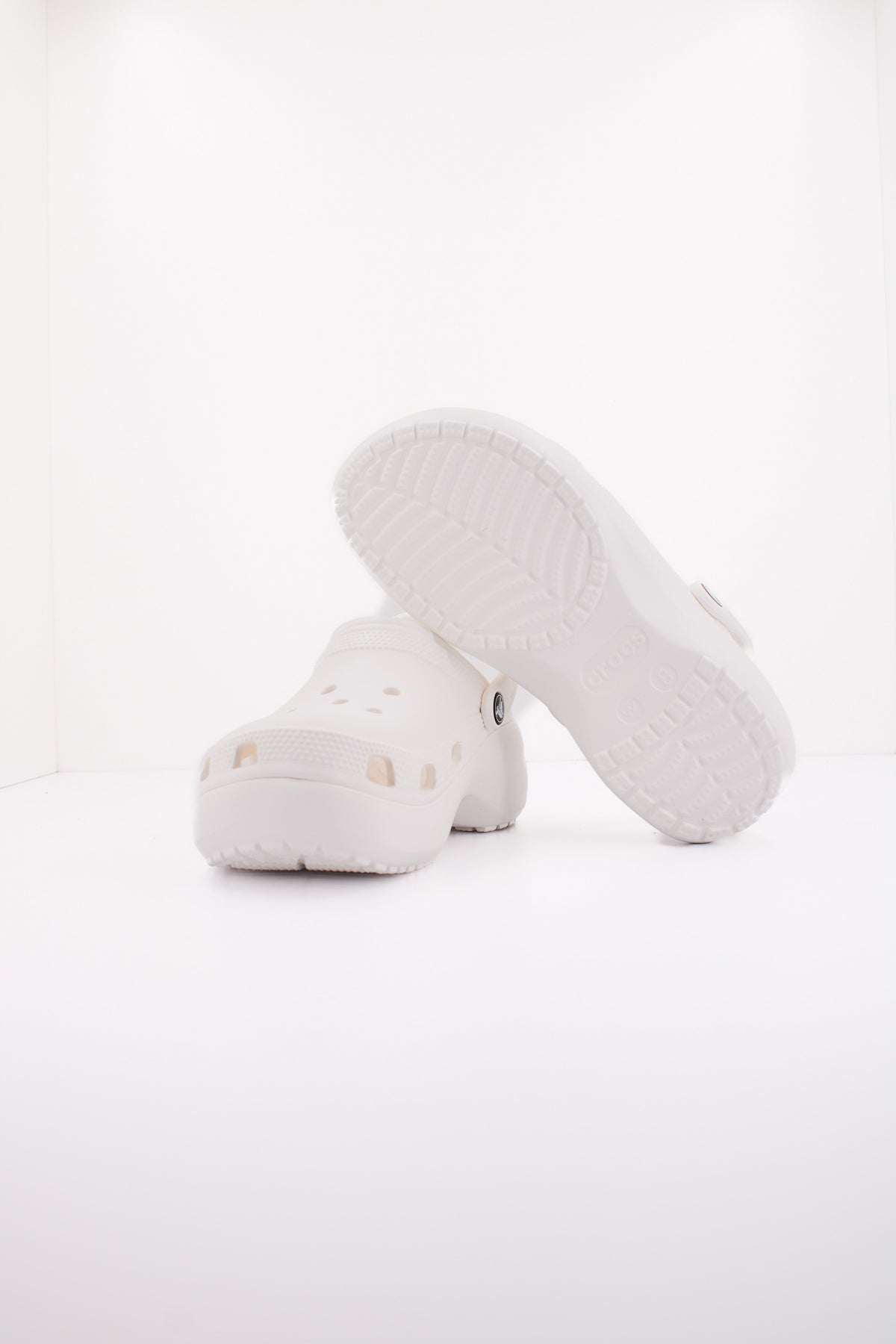 CROCS CLASSIC PLATFORM CLO en color WHITE  (4)