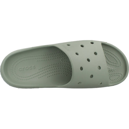 CROCS  CLASSIC SLIDE V U en color MOSS  (7)