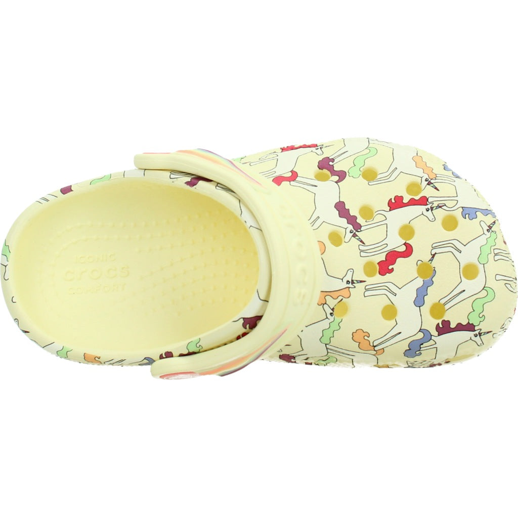 CROCS CLASSIC DRAGON en color YLWLGT  (6)