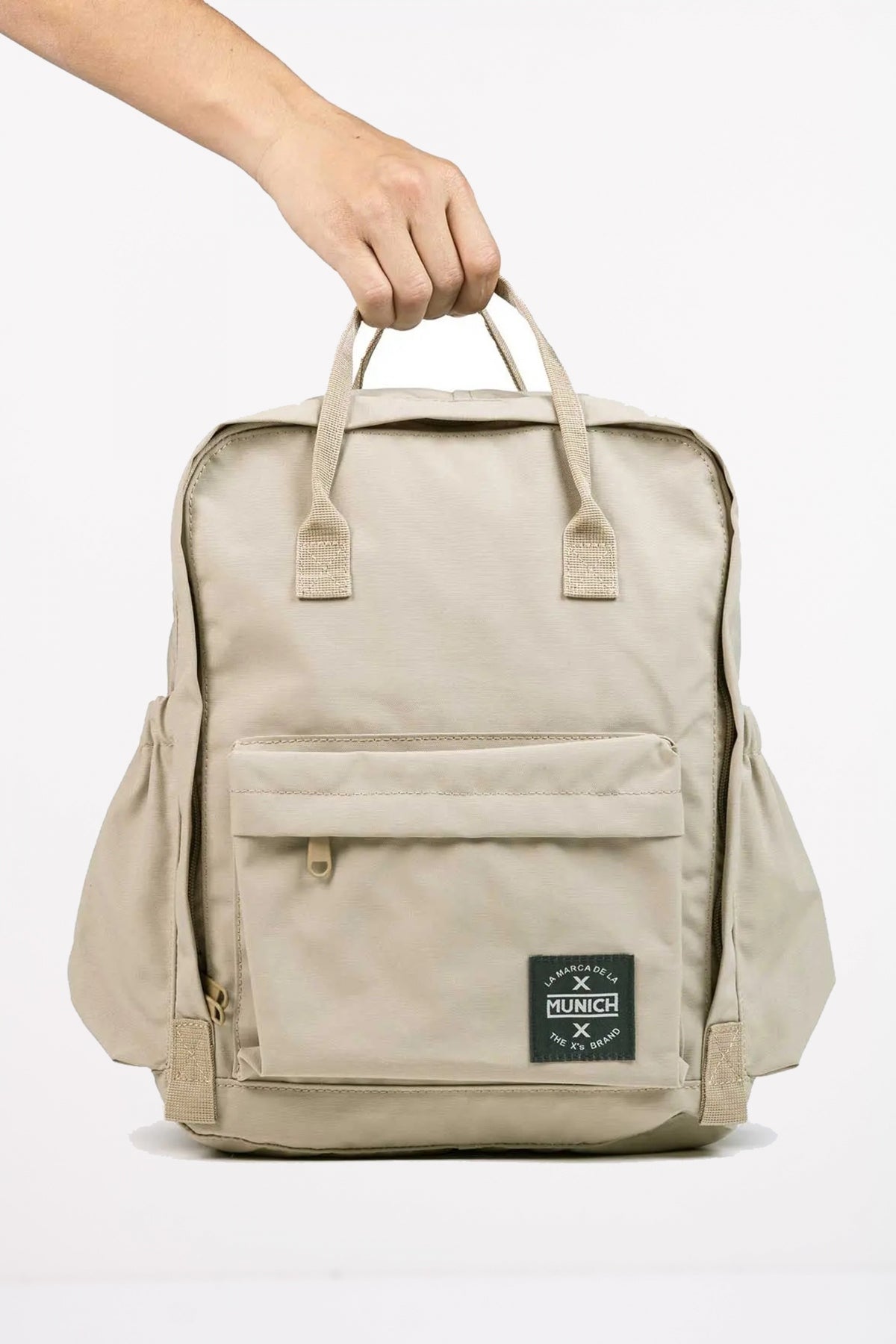 MUNICH BACKPACK COUR MEDIUM en color SAND  (5)