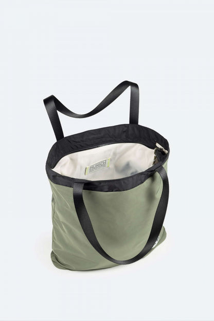 MUNICH SHALLOW TOTE BACKPAC en color GREEN  (3)