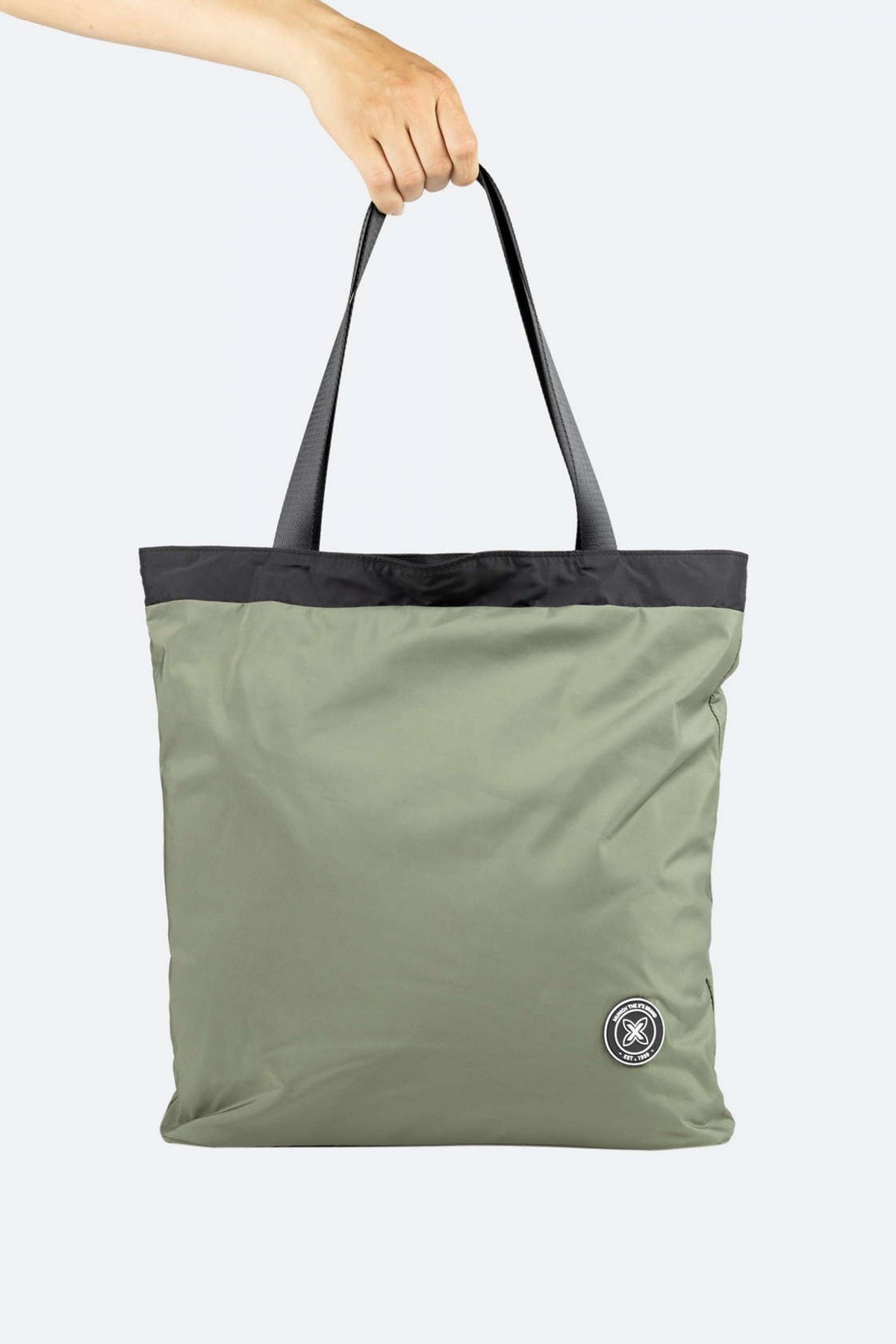 MUNICH SHALLOW TOTE BACKPAC en color GREEN  (4)