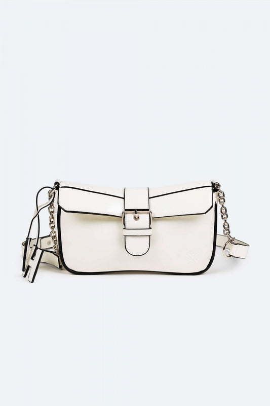 MUNICH CROSSBODY BAGUETTE M en color WHITE  (1)