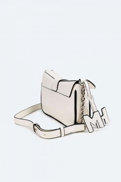 MUNICH CROSSBODY BAGUETTE M en color WHITE  (2)