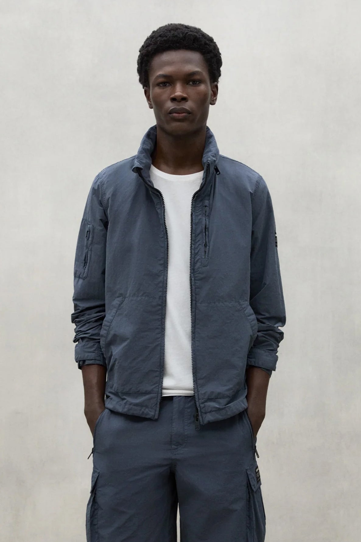 ECOALF RIGIALF JACKET en color NAVY  (1)