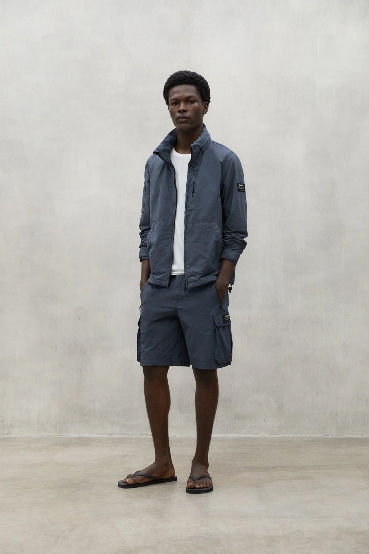 ECOALF RIGIALF JACKET en color NAVY  (4)