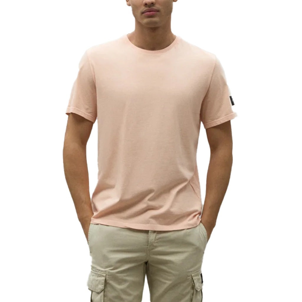ECOALF VENTALF T-SHIRT en color PEACH  (4)
