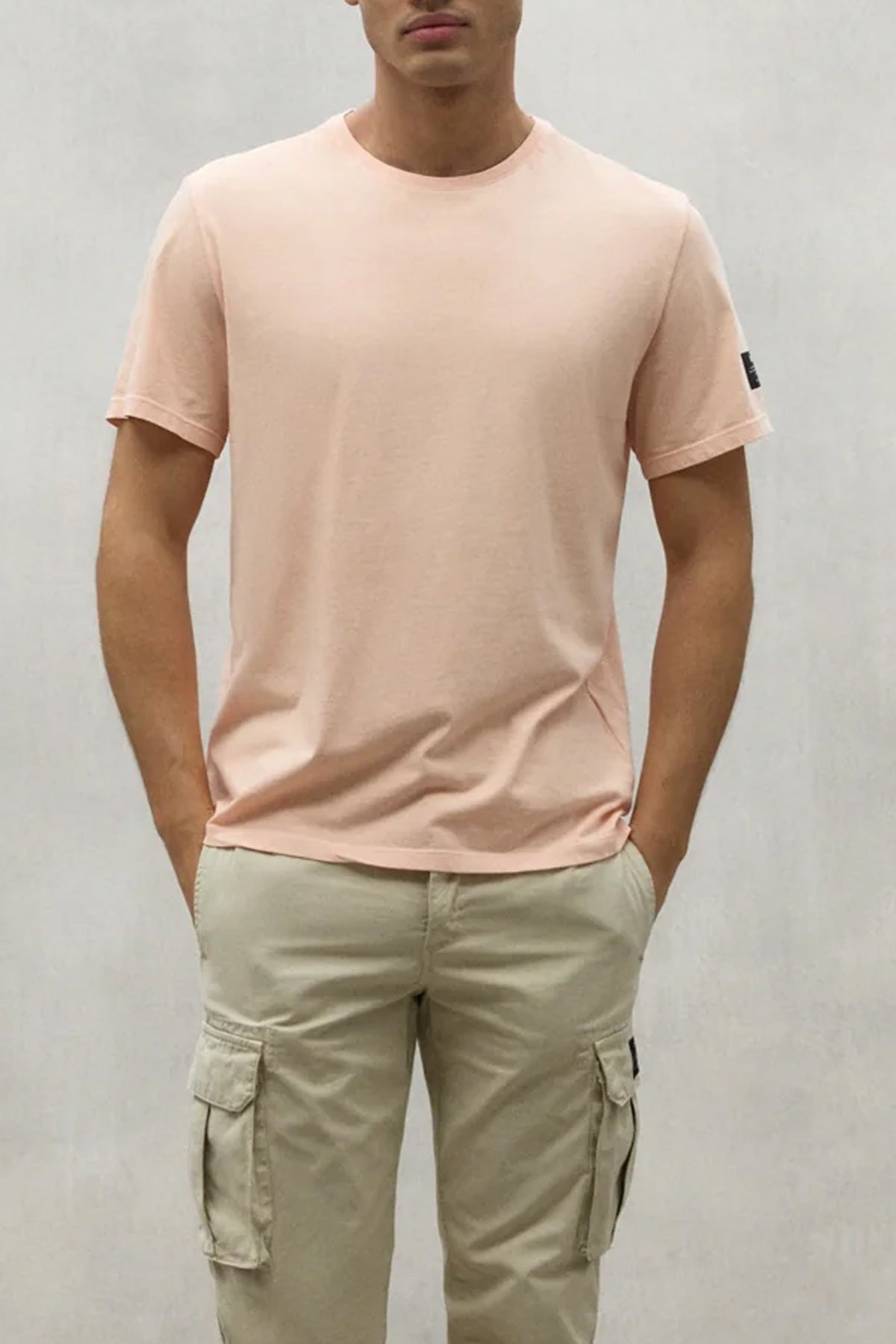 ECOALF VENTALF T-SHIRT en color PEACH  (1)