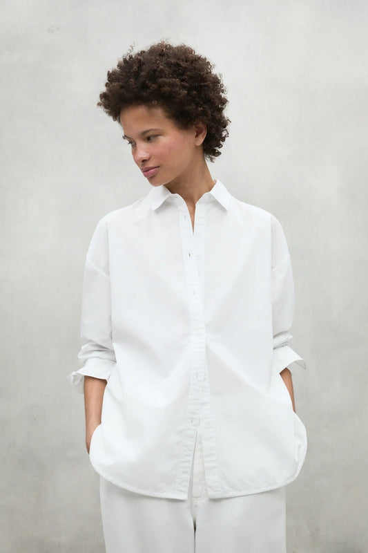 ECOALF DARIAALF LINEN SHIRT en color WHITE  (1)