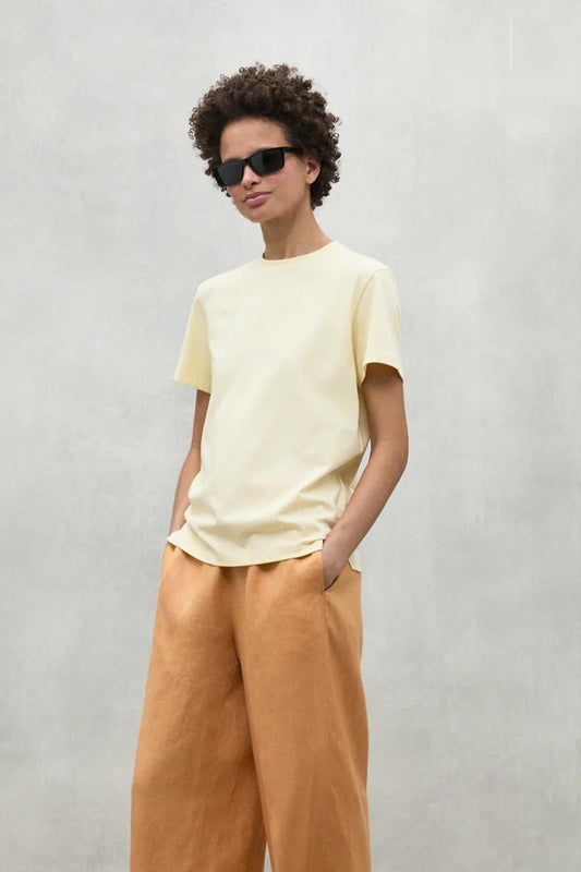 ECOALF SALCEALF T-SHIRT WOM en color VANILA  (1)