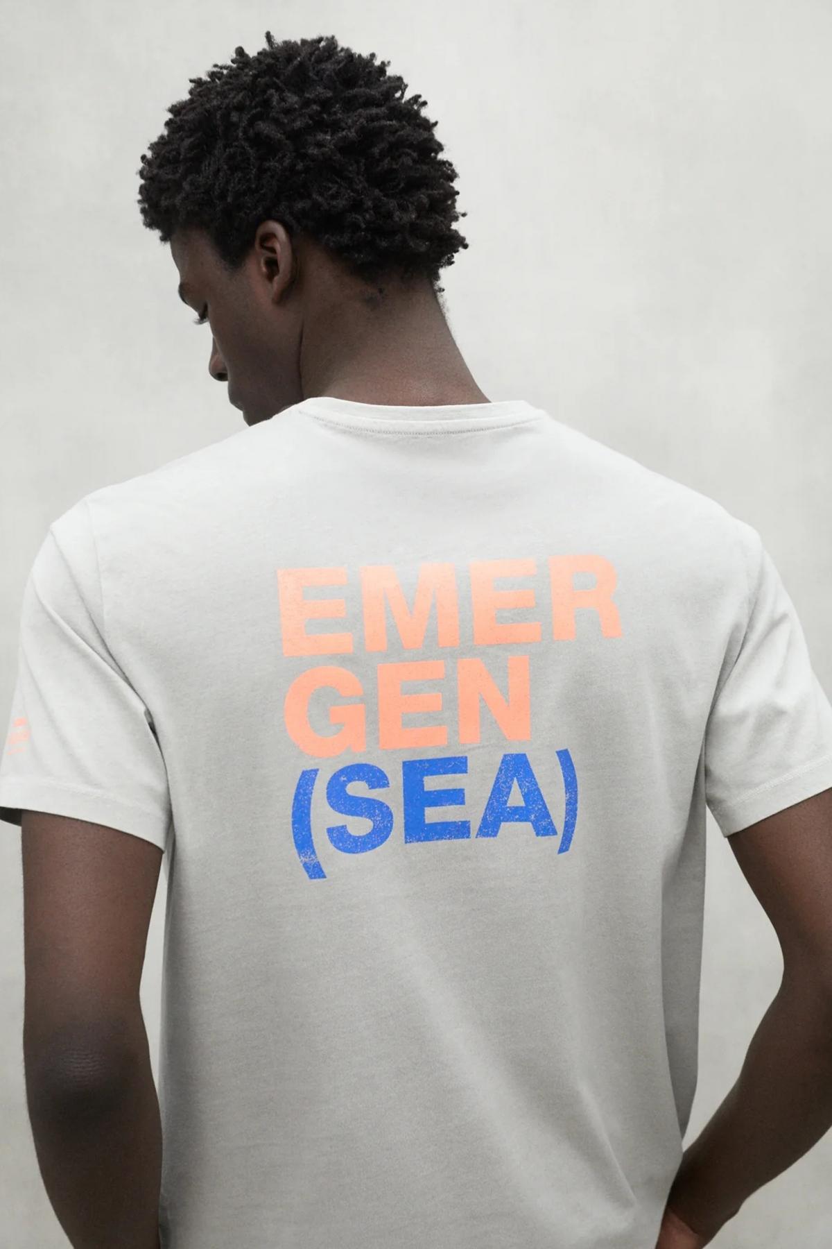 ECOALF EMERALF T- SHIRT MAN en color LGTGRY  (3)