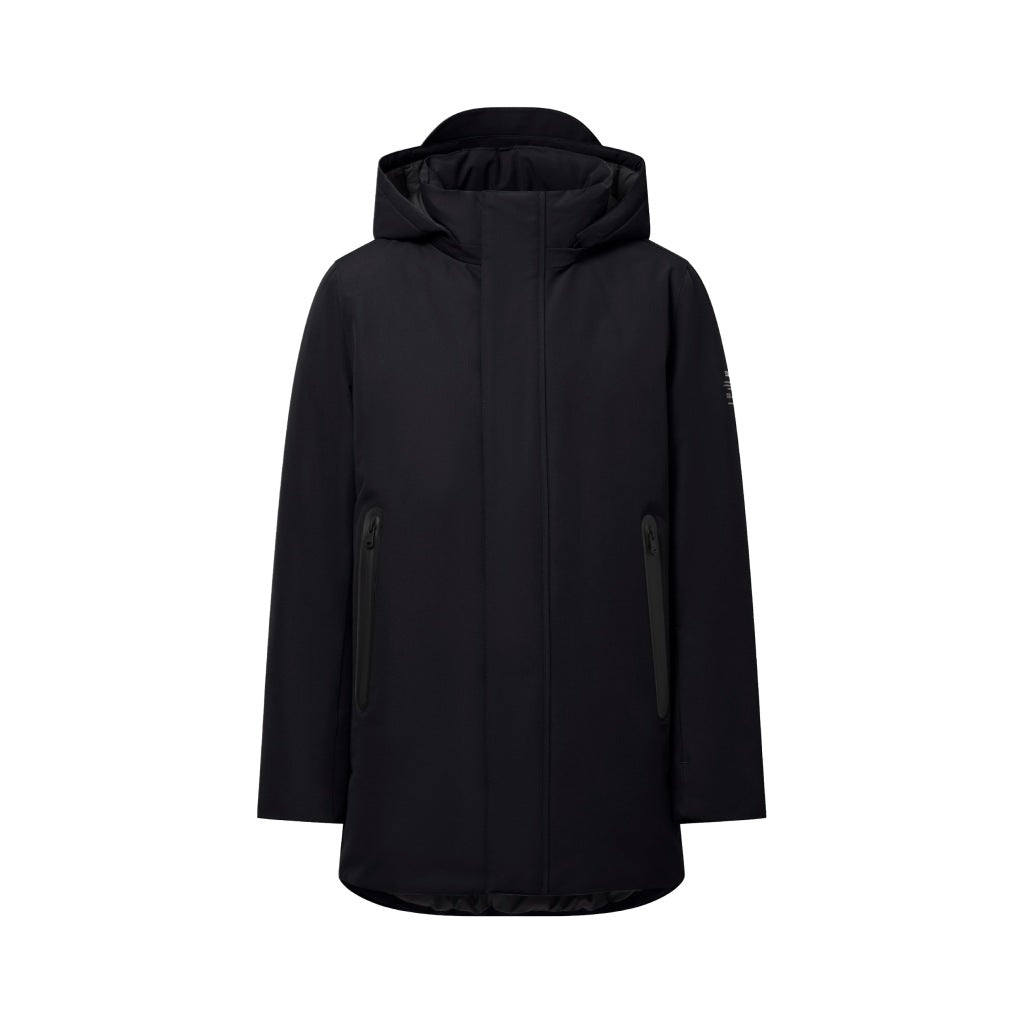 ECOALF PARKO JACKET MAN en color BLACK  (4)