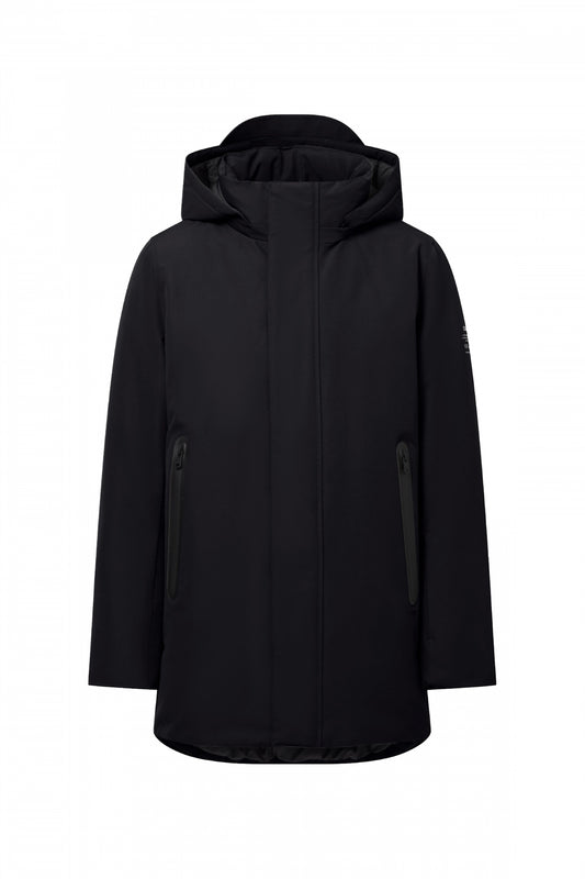 ECOALF PARKO JACKET MAN en color BLACK  (1)