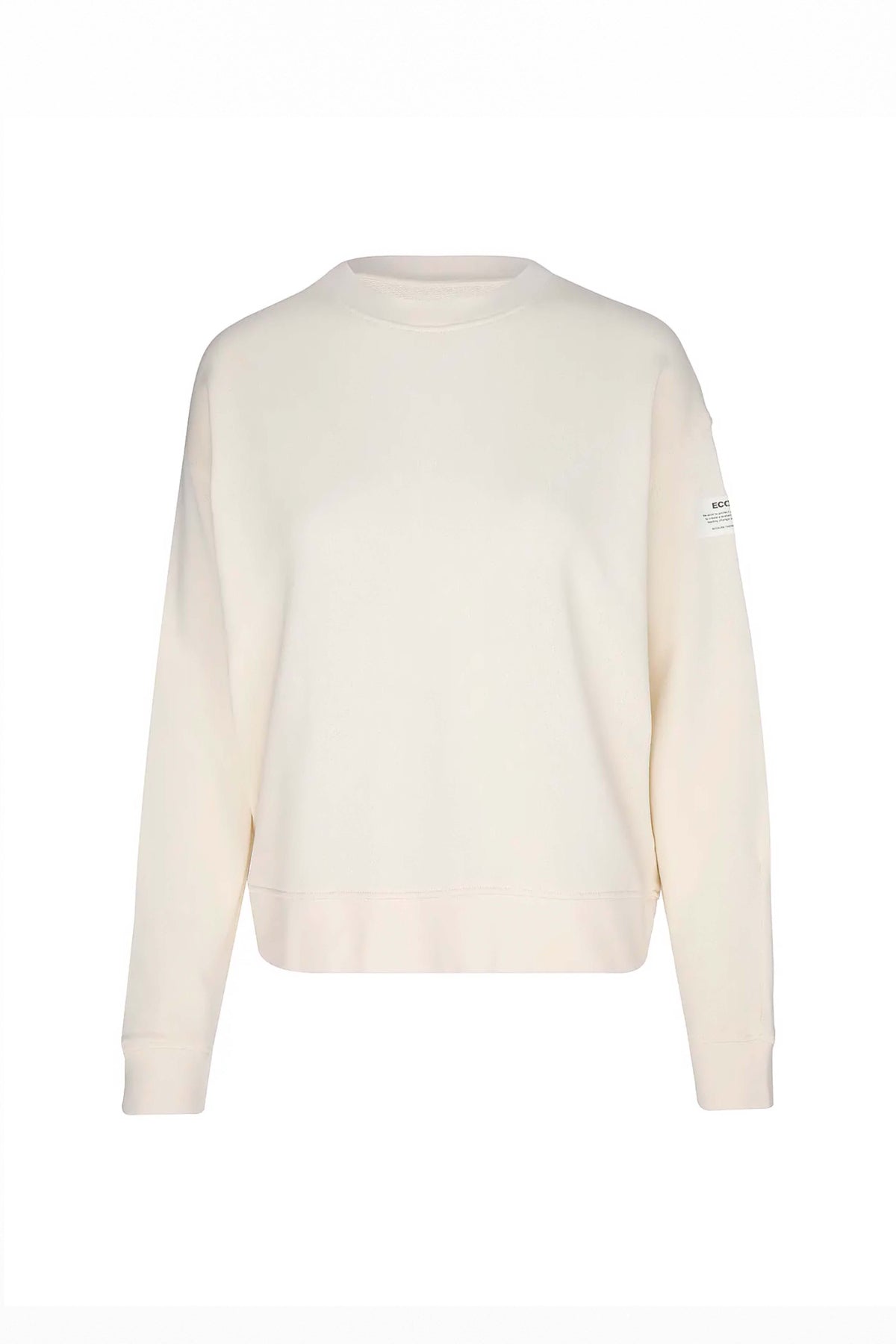 ECOALF GODOY SWEATSHIRT WOM en color ECRU  (1)