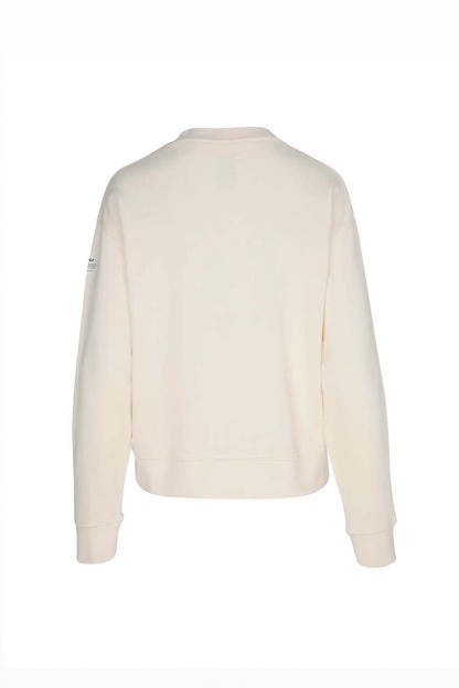ECOALF GODOY SWEATSHIRT WOM en color ECRU  (2)