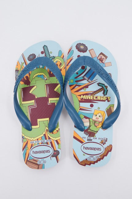 HAVAIANAS KIDS MINECRAFT en color WHTBL  (1)