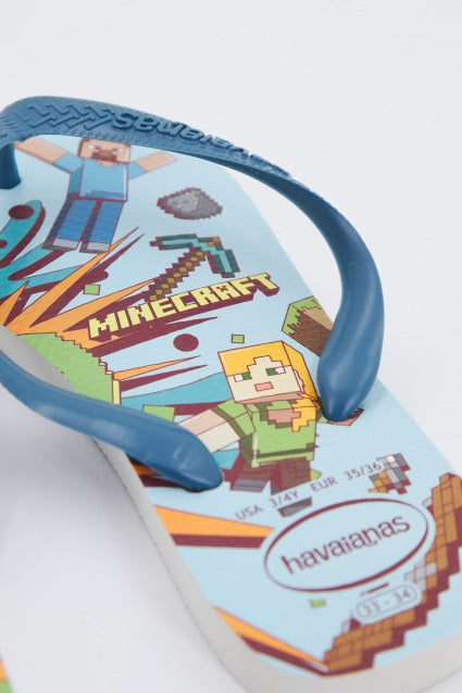 HAVAIANAS KIDS MINECRAFT en color WHTBL  (3)