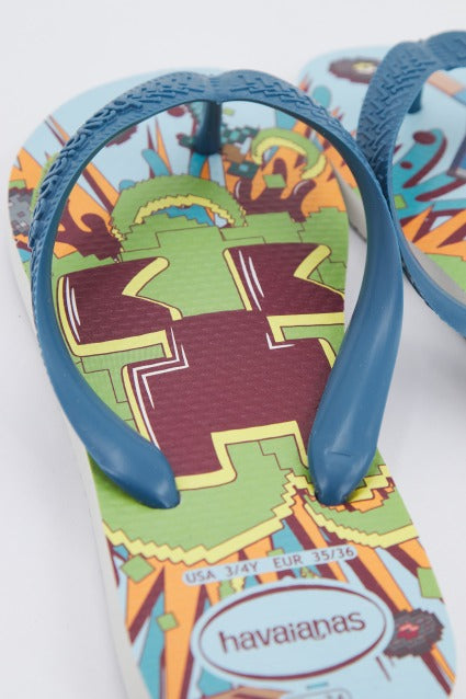 HAVAIANAS KIDS MINECRAFT en color WHTBL  (4)