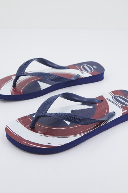 HAVAIANAS TOP MARVEL LOGOMANIA en color NVBLU  (2)