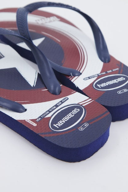 HAVAIANAS TOP MARVEL LOGOMANIA en color NVBLU  (4)