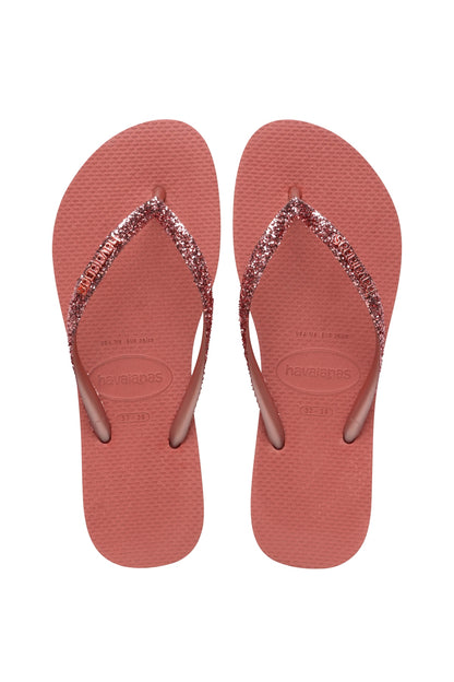 HAVAIANAS SLIM GLITTER II en color ROSA  (1)