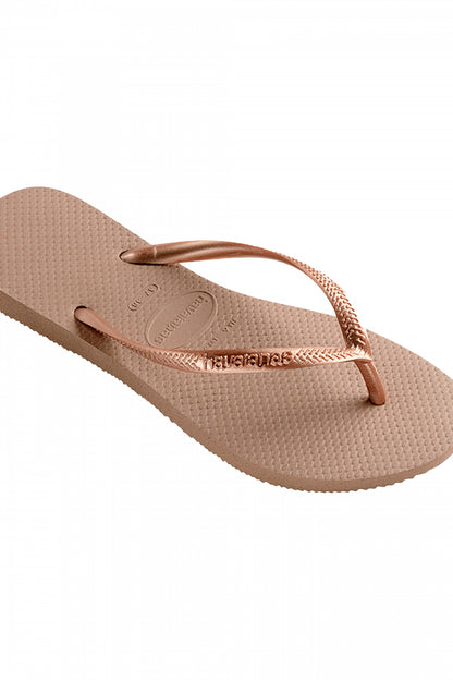 HAVAIANAS SQUARE LOGO METALLIC en color ROSEGL  (4)