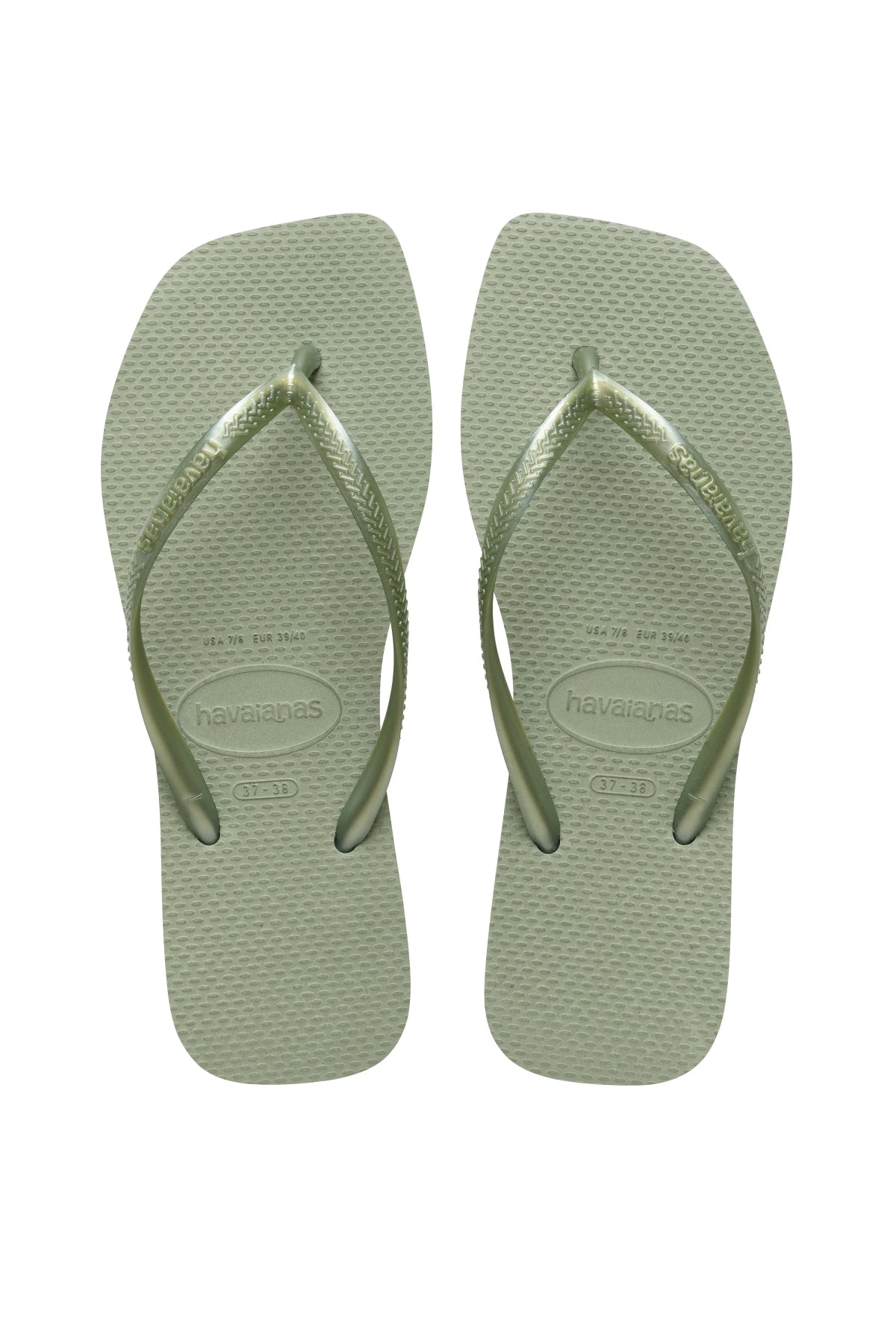 HAVAIANAS SQUARE en color VERDE  (1)