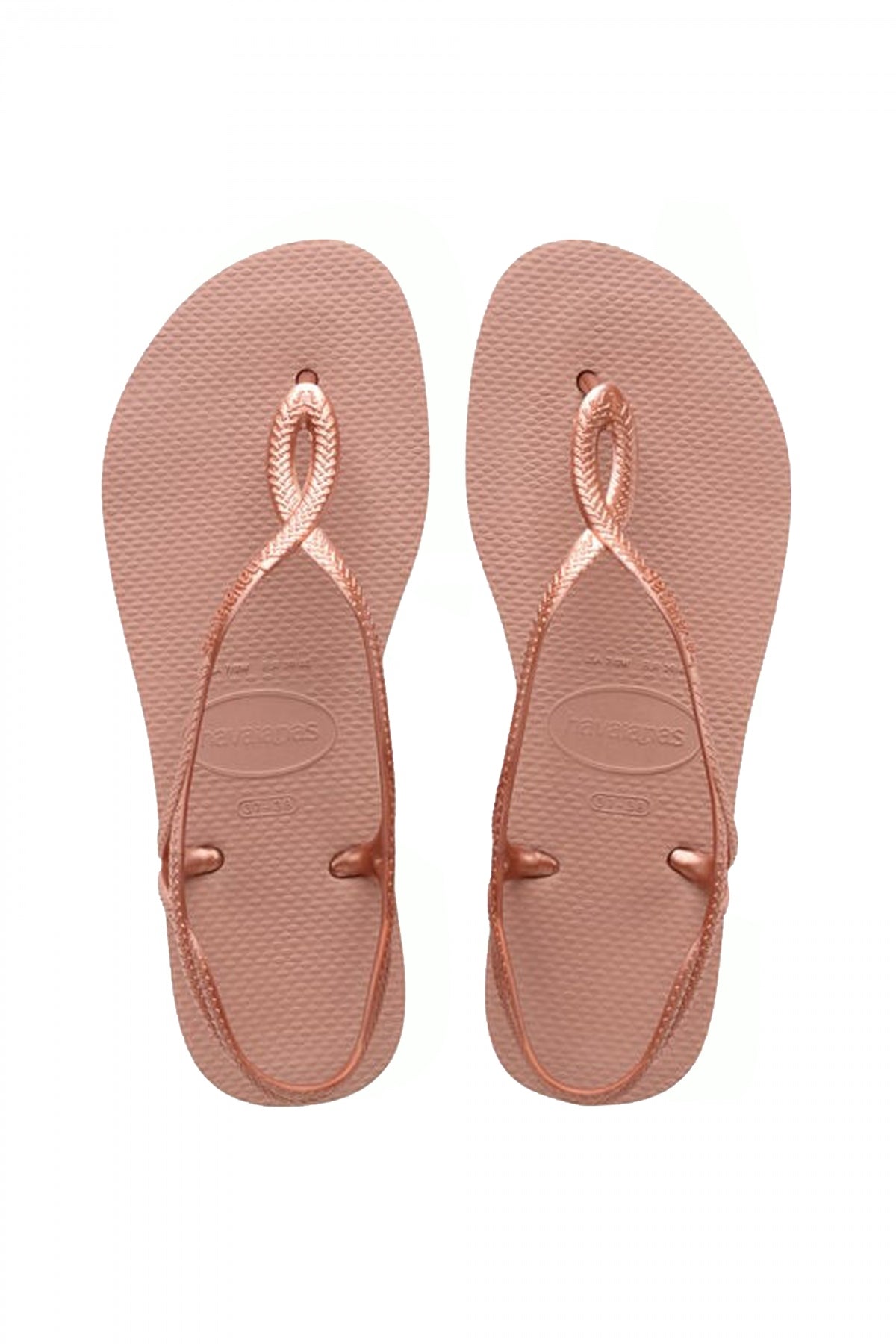 HAVAIANAS LUNA FLATFORM en color ROSE  (1)