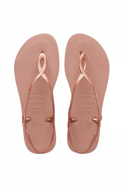 HAVAIANAS LUNA FLATFORM en color ROSE  (1)
