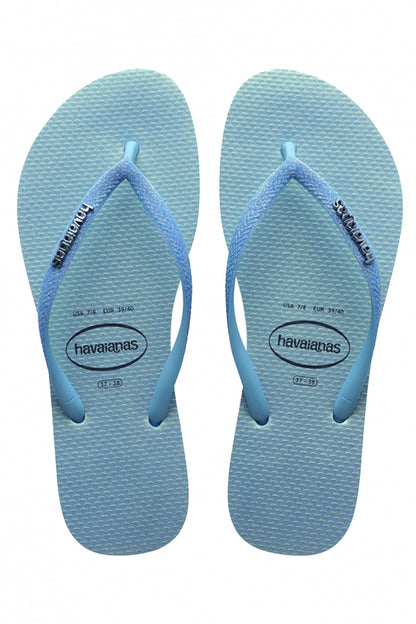 HAVAIANAS SLIM GLITTER IRIDESC en color LAVEND  (1)