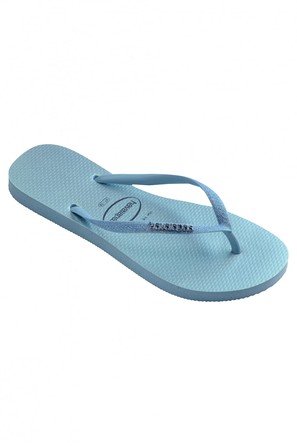 HAVAIANAS SLIM GLITTER IRIDESC en color LAVEND  (3)