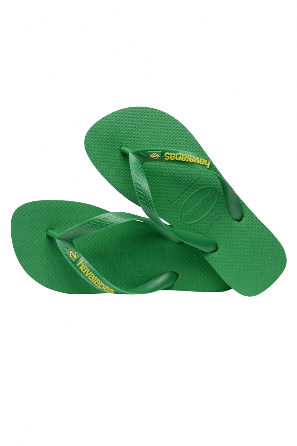 HAVAIANAS BRASIL LOGO NEON en color GREEN  (4)