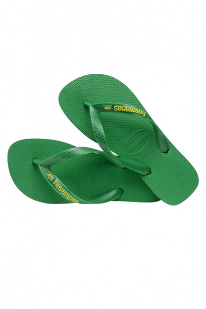 HAVAIANAS BRASIL LOGO NEON en color GREEN  (4)