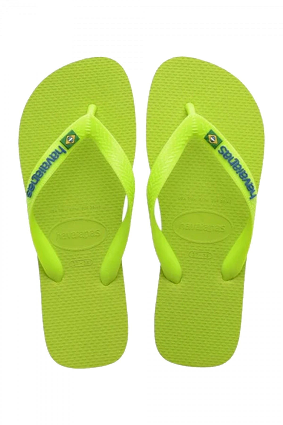 HAVAIANAS BRASIL LOGO NEON en color LIME  (1)