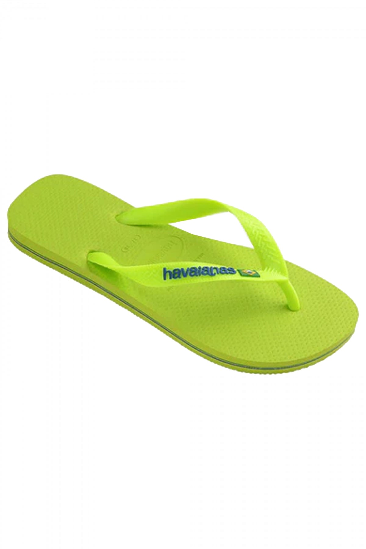 HAVAIANAS BRASIL LOGO NEON en color LIME  (2)