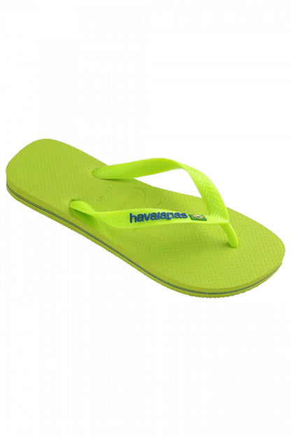 HAVAIANAS BRASIL LOGO NEON en color LIME  (2)
