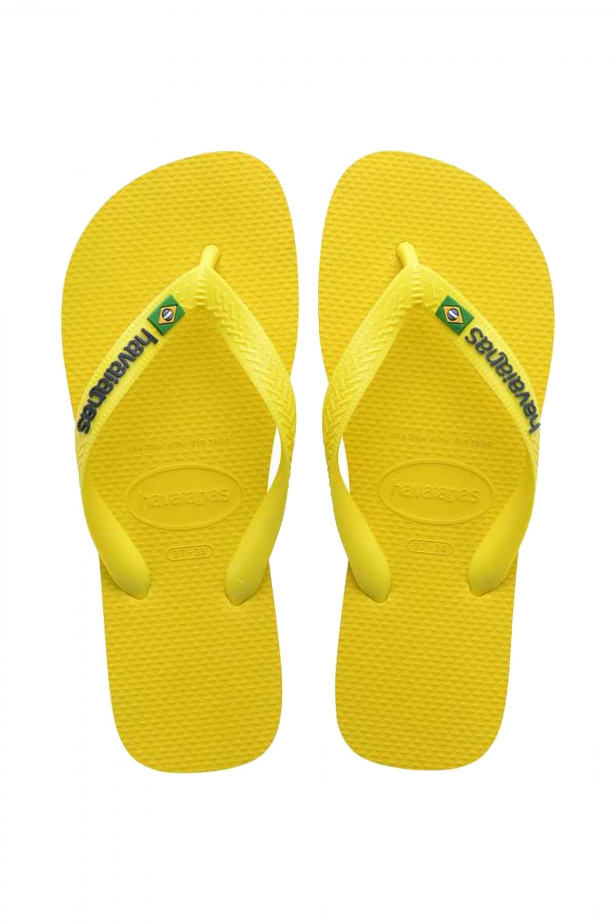 HAVAIANAS BRASIL LOGO NEON en color YELLOW  (1)
