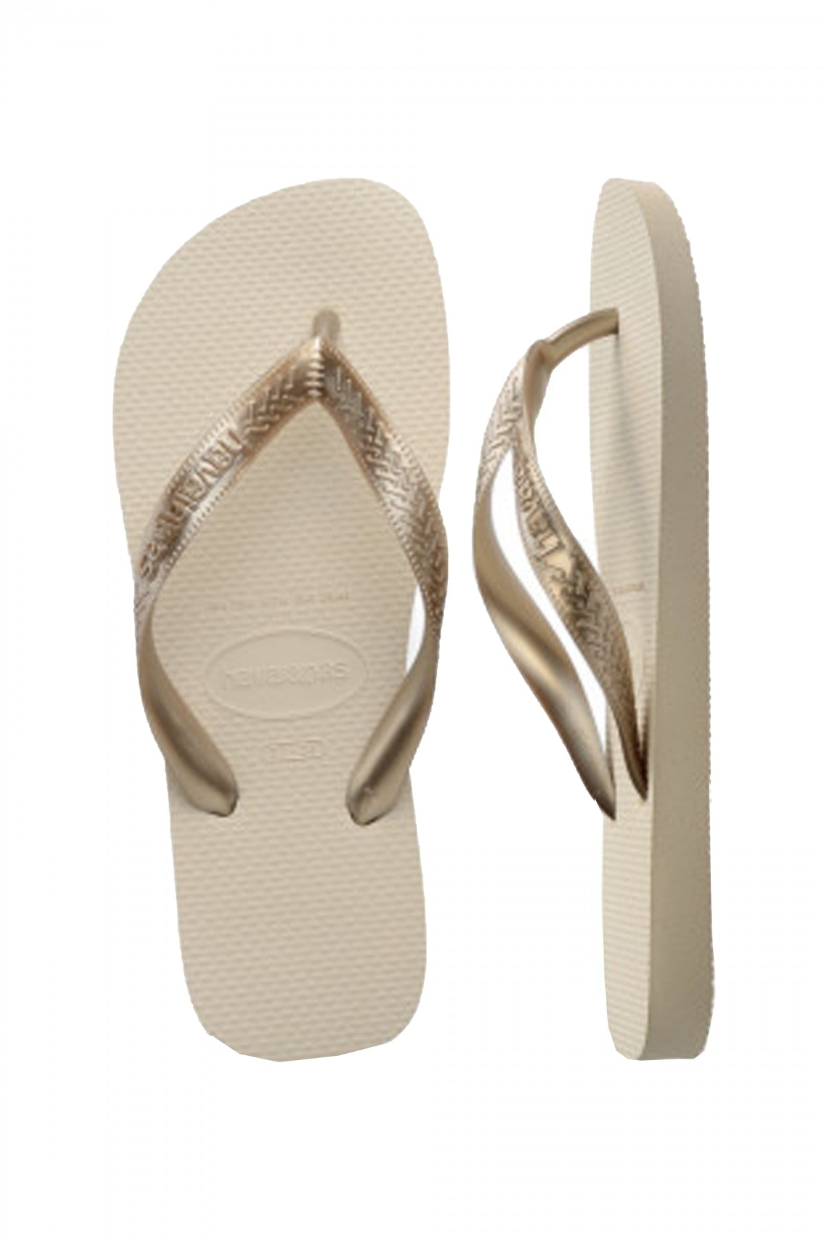 HAVAIANAS TOP TIRAS SENSES en color BEIGE  (4)
