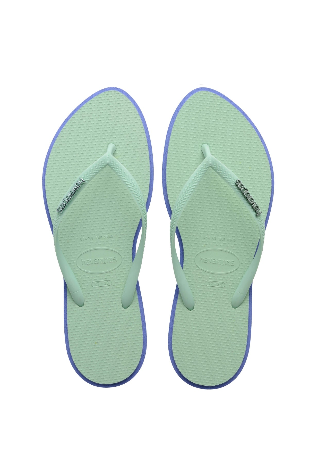 HAVAIANAS SLIM POINT en color AZVRDE  (1)