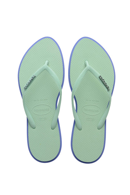HAVAIANAS SLIM POINT en color AZVRDE  (1)