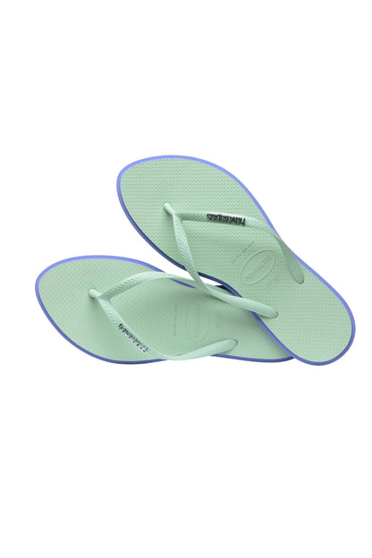 HAVAIANAS SLIM POINT en color AZVRDE  (3)