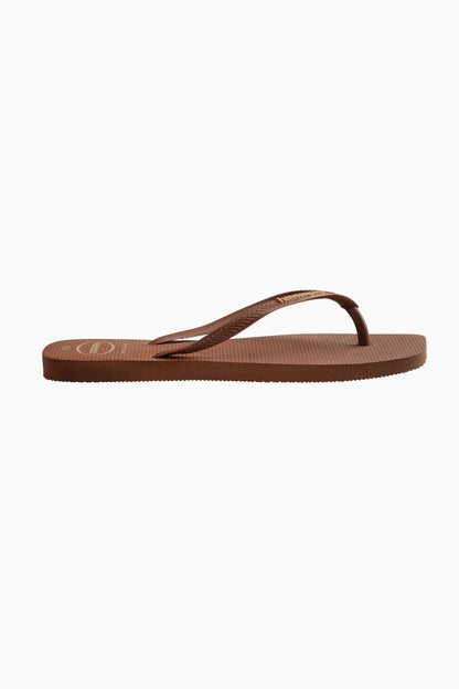 HAVAIANAS HAV. SQUARE LOGO POP en color MARRON  (2)