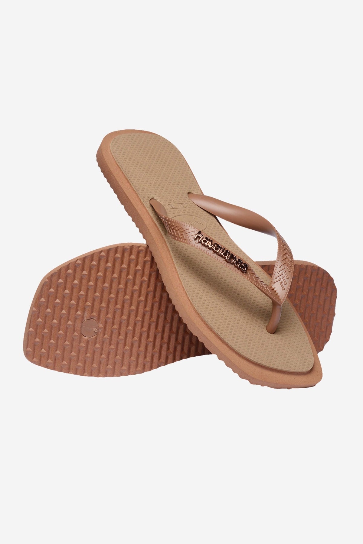 HAVAIANAS TOP SQUARE FUSION  en color MARRON  (4)