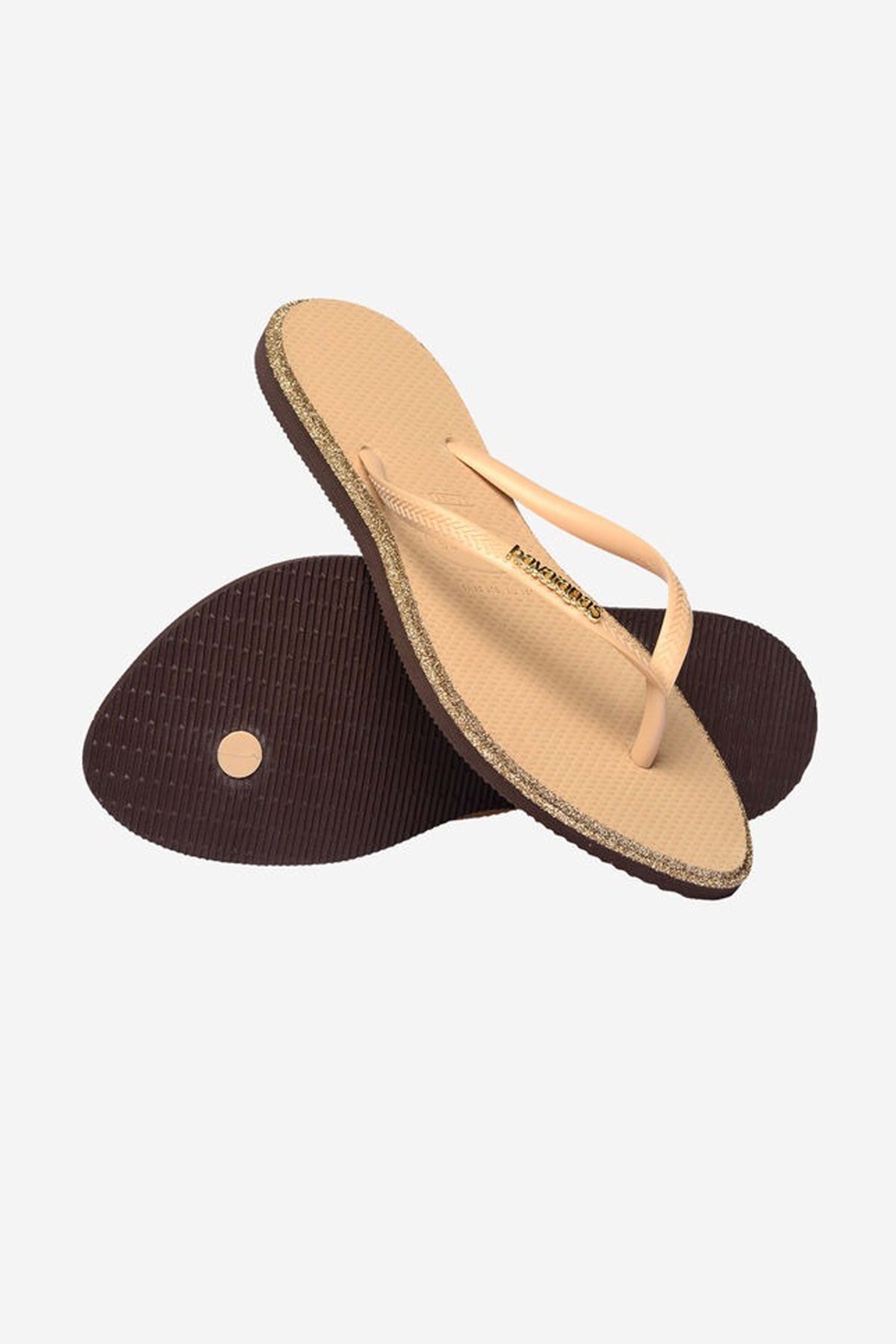 HAVAIANAS HAV. SLIM POINT GLIT en color MRNORO  (4)
